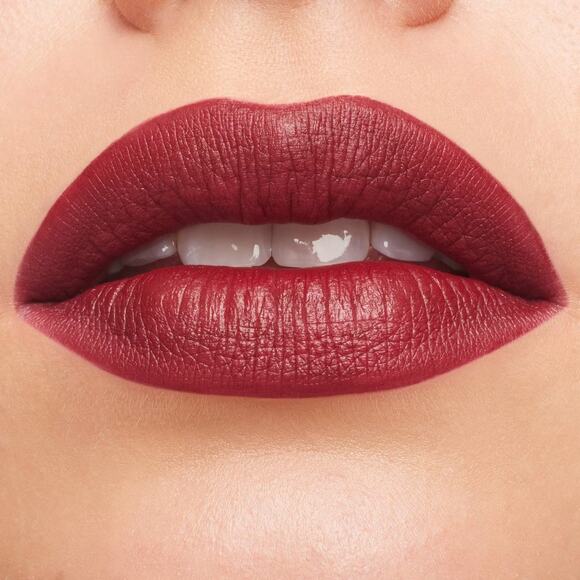 MAC Matte Maximal Lipstick 603 Diva Deep Burgundy Red .05oz Mini Travel NEW - Picture 3 of 11